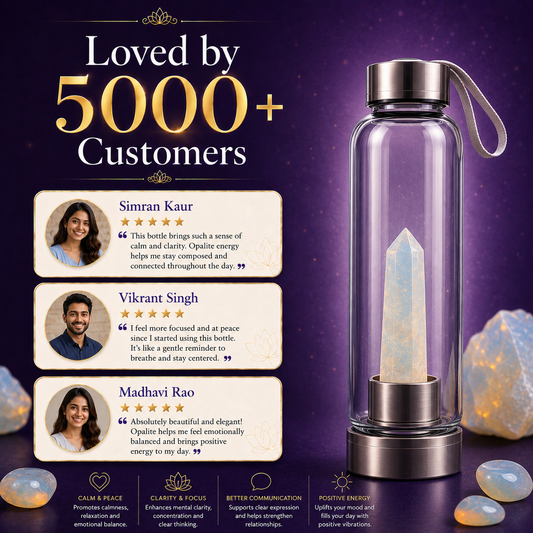 Opalite Crystal Water Bottle