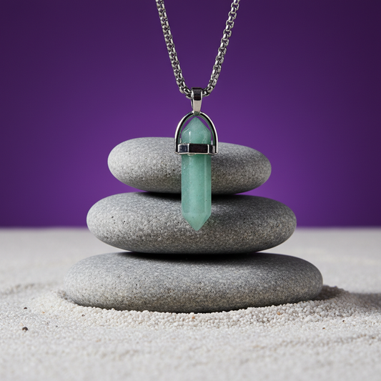 Green Aventurine Pencil Pendant