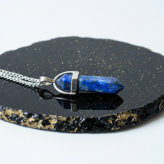 Lapis Lazuli Pencil Pendant