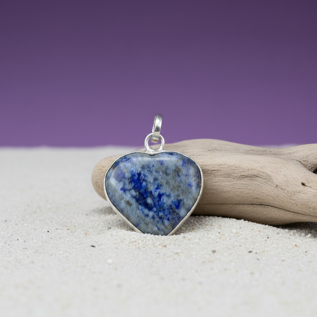 Lapis Lazuli Heart Necklace