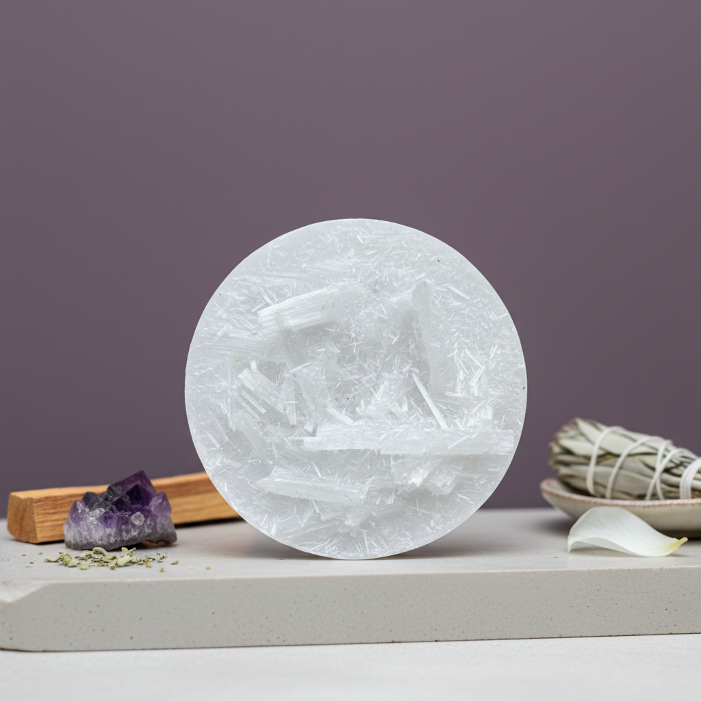 Dhanyog Bracelet + Free Raw Selenite Plate