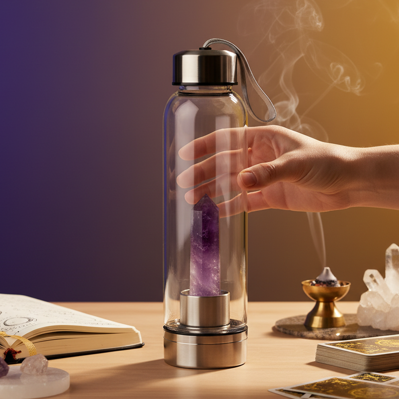 Crystal water bottle