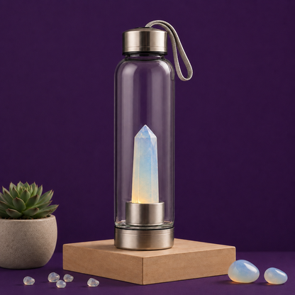 Opalite Crystal Water Bottle