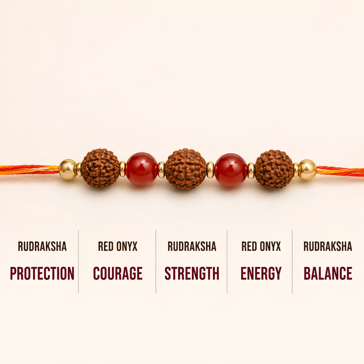Crystal Rakhi Combo Pack of 10 | Assorted Crystal & Rudraksha Rakhi Set for Brother