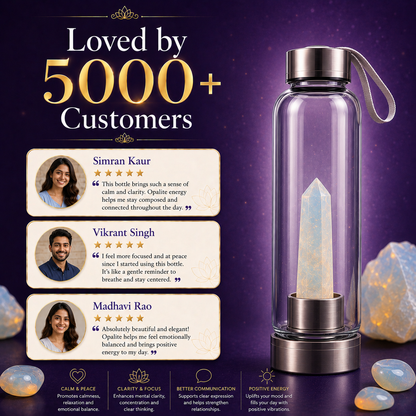 Opalite Crystal Water Bottle