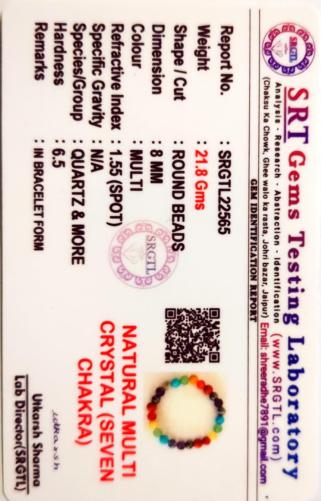 Divine Energy Trio Bracelet – Lava Stone, 7 Chakra & Amethyst