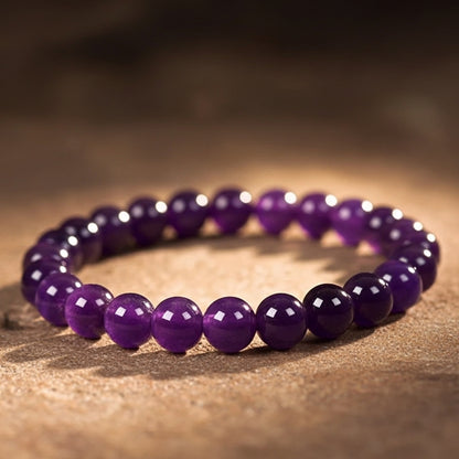 Moonstone, Clear Quartz & Amethyst Bracelet
