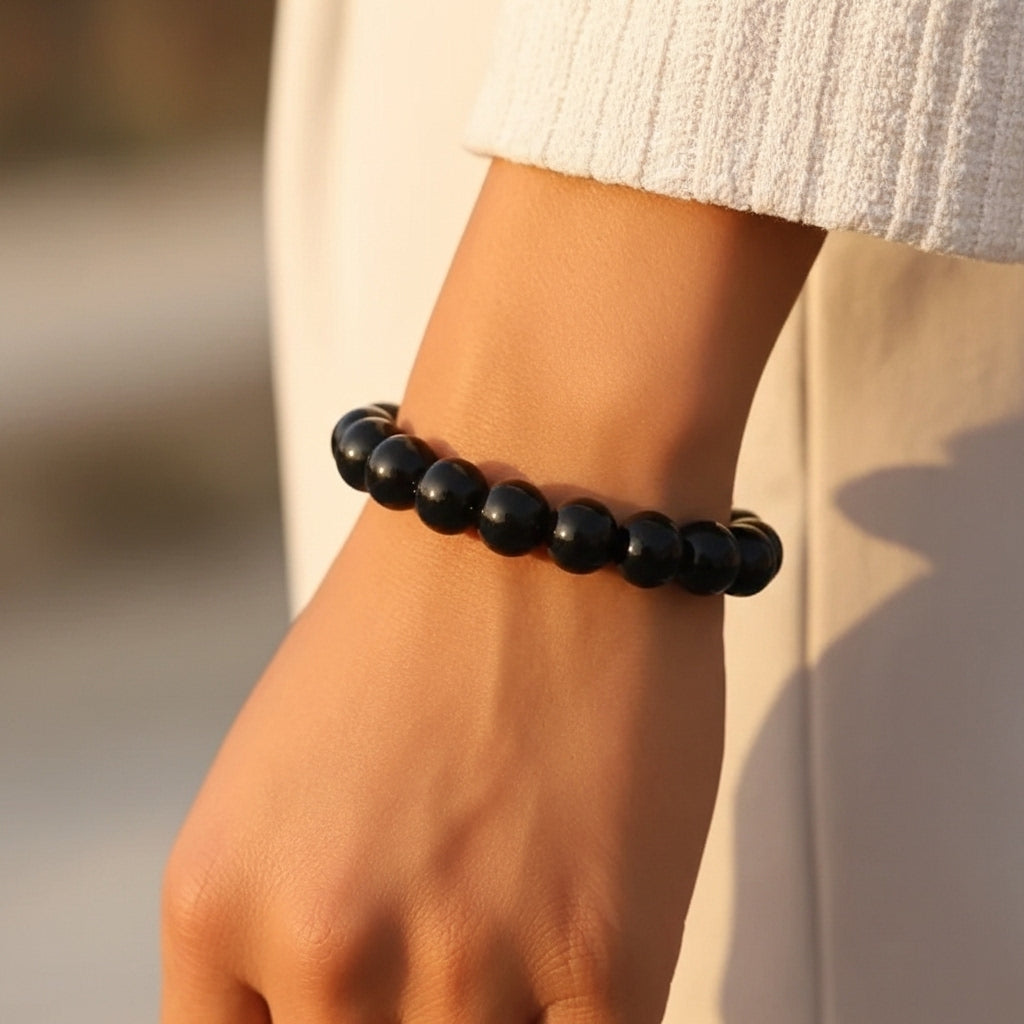 Multi-Stone Protection Bracelet – Black Tourmaline, Tiger Eye & Sulemani