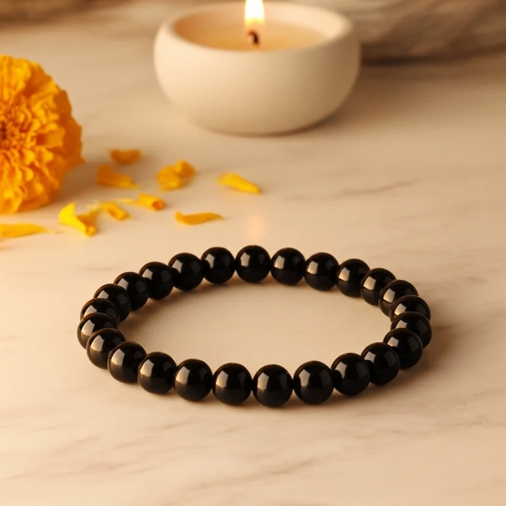 Multi-Stone Protection Bracelet – Black Tourmaline, Tiger Eye & Sulemani