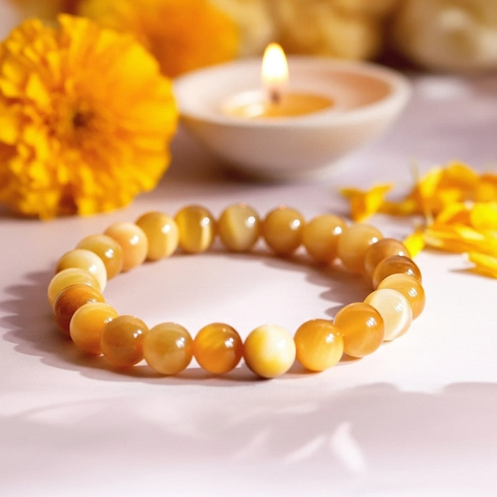 Certified Cat’s Eye Bracelet for Protection, Intuition & Good Fortune | Shields from Evil Eye | With Certificate