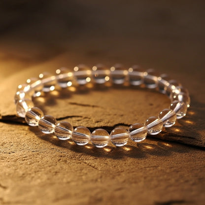Clear Quartz Crystal Bracelet