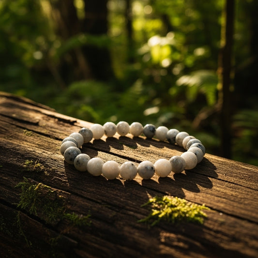 Moonstone & Amethyst Crystal Bracelet Combo