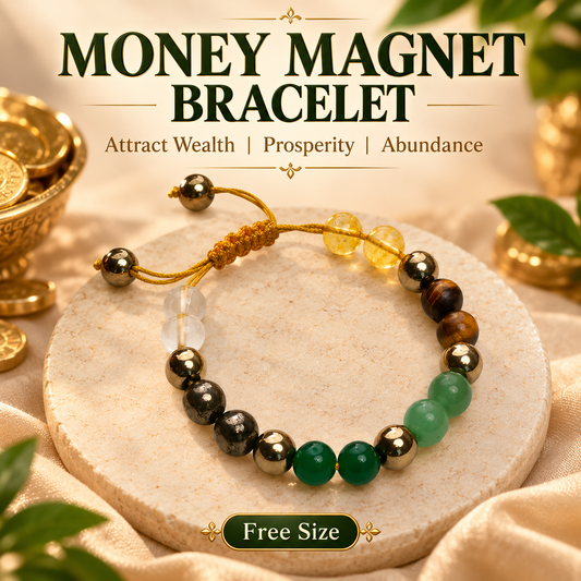 Money Magnet Bracelet | Adjustable Unbreakable | Free Size | Unisex