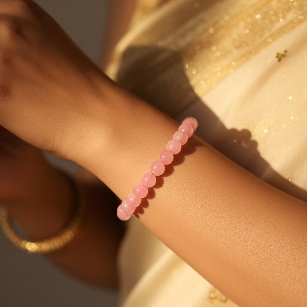 Pink Rose Quartz Bracelet