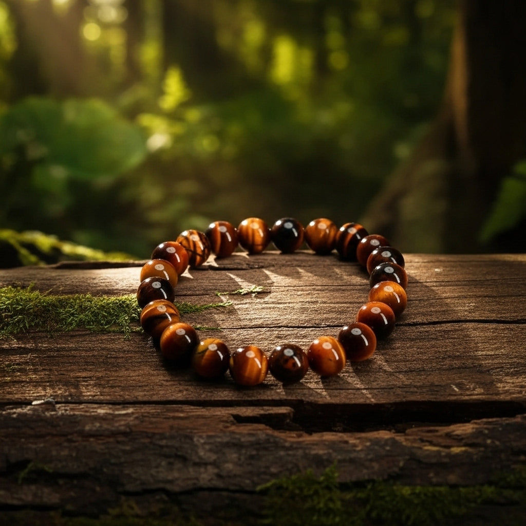 Multi-Stone Protection Bracelet – Black Tourmaline, Tiger Eye & Sulemani