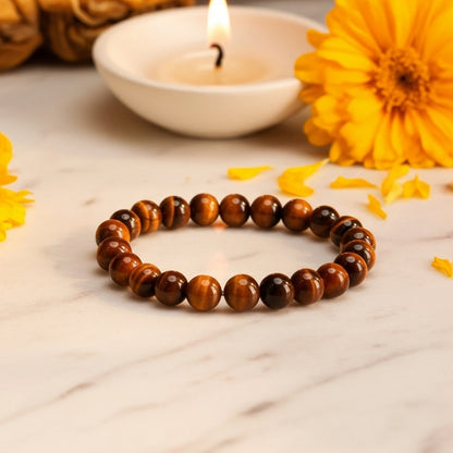 Multi-Stone Protection Bracelet – Black Tourmaline, Tiger Eye & Sulemani