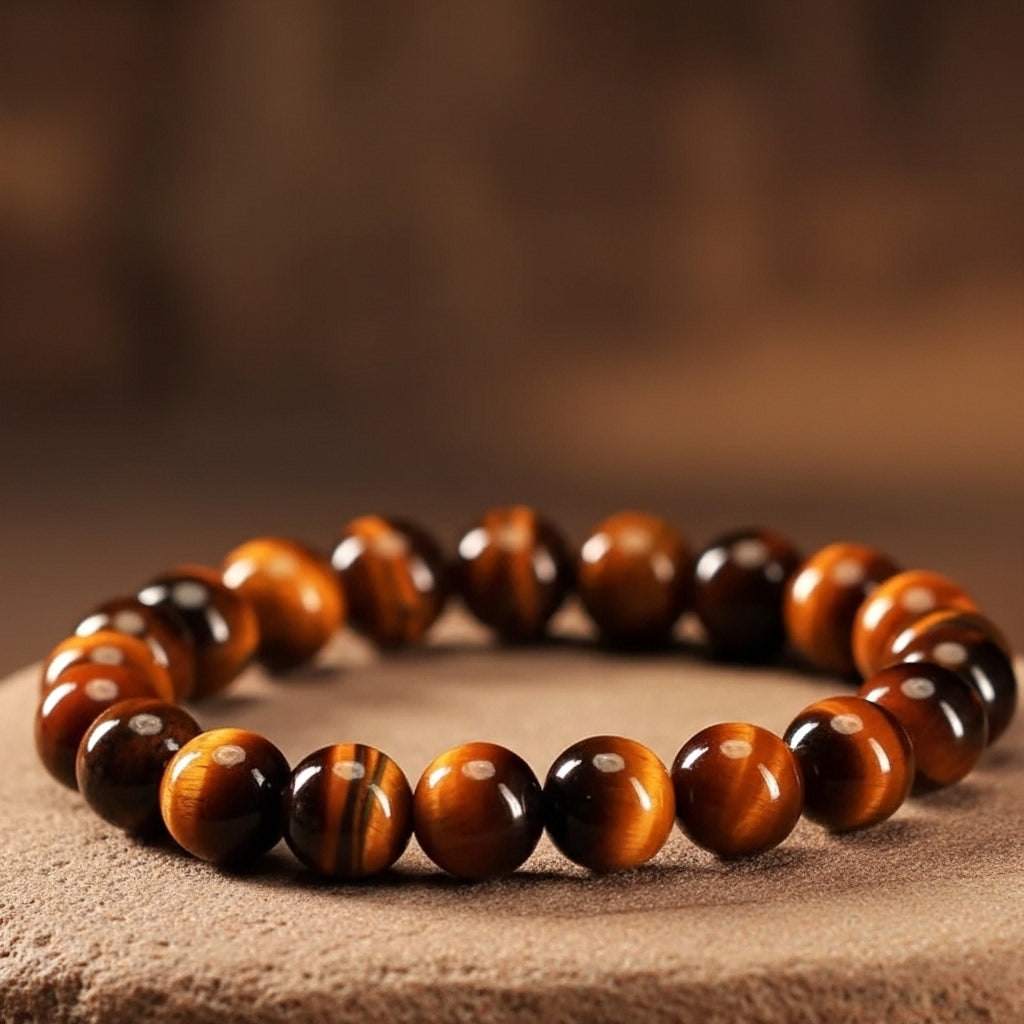 Tiger Eye Energy Bracelet | Enhances Confidence, Motivation & Stability | Certified Healing Stone