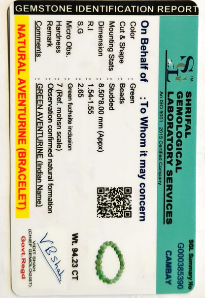 Abundance & Wealth Bracelet – Pyrite with Green Aventurine