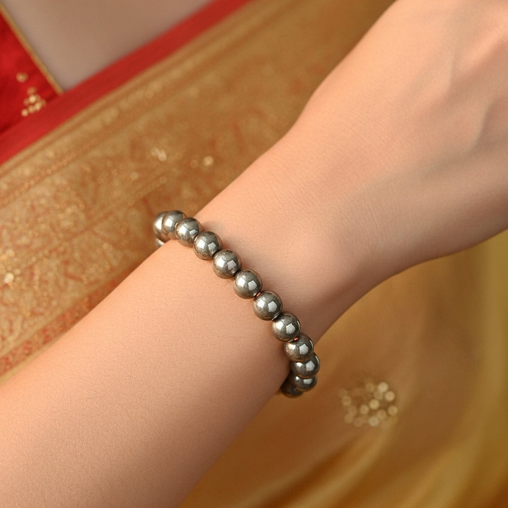 Raw Pyrite Bracelet