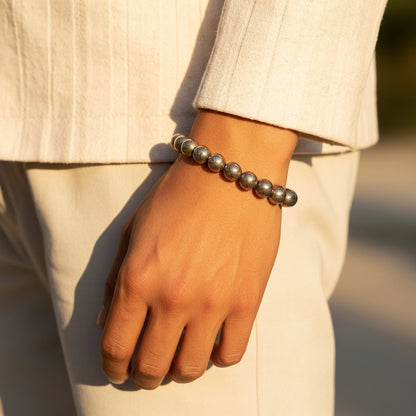 Raw Pyrite Bracelet
