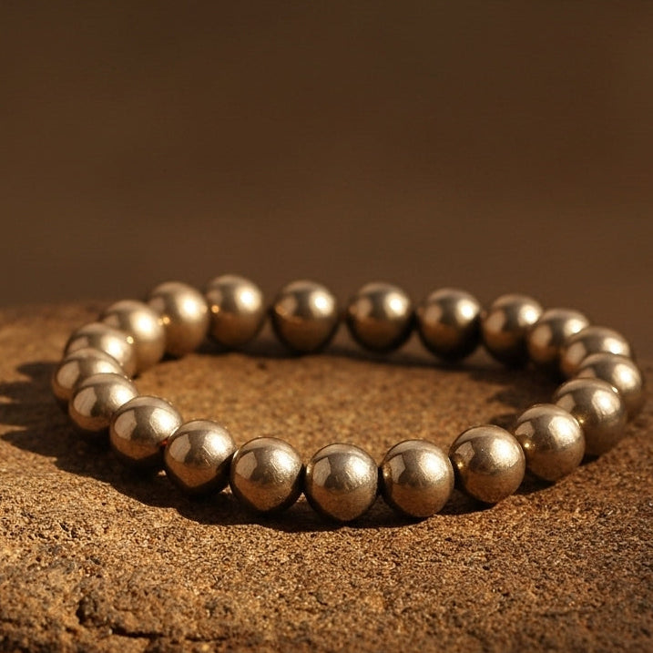 Raw Pyrite Bracelet