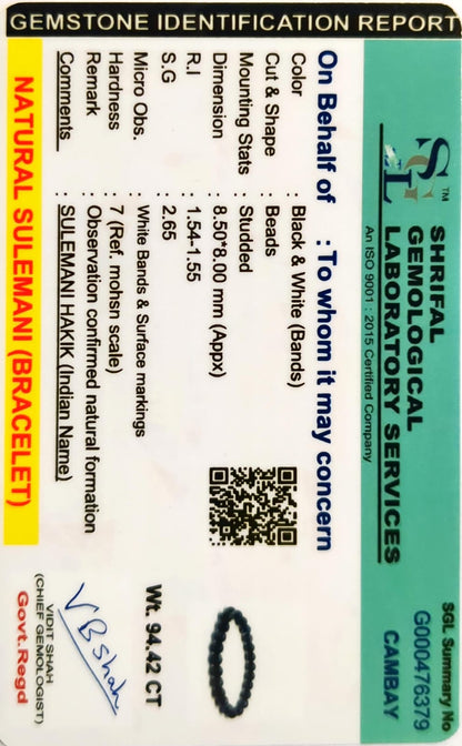 Multi-Stone Protection Bracelet – Black Tourmaline, Tiger Eye & Sulemani