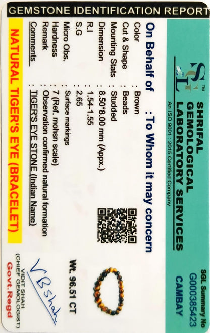 Multi-Stone Protection Bracelet – Black Tourmaline, Tiger Eye & Sulemani