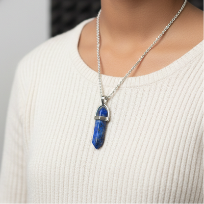 Lapis Lazuli Pencil Pendant
