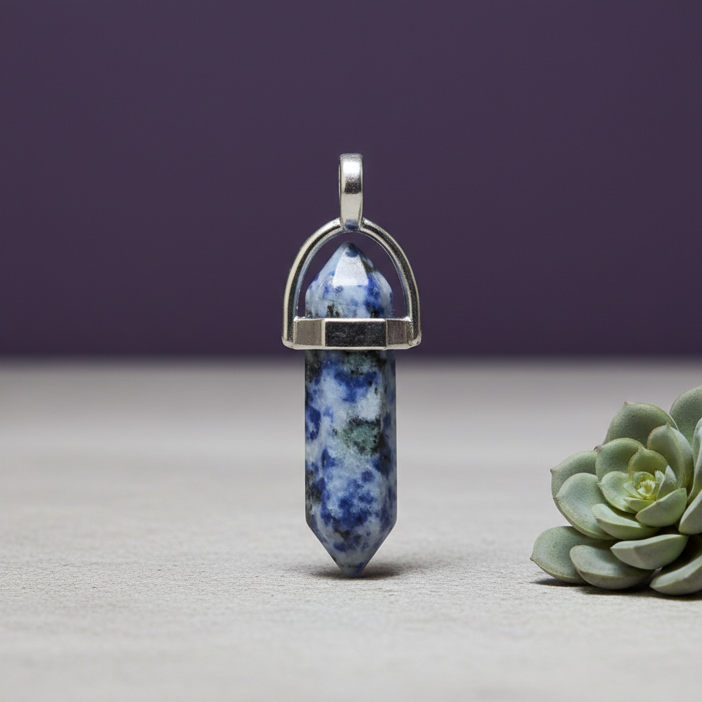 Sodalite Pencil Pendant