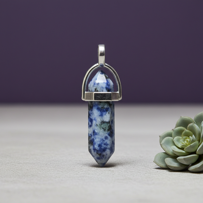 Sodalite Pencil Pendant