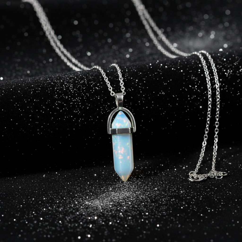 Opal Pencil Pendant
