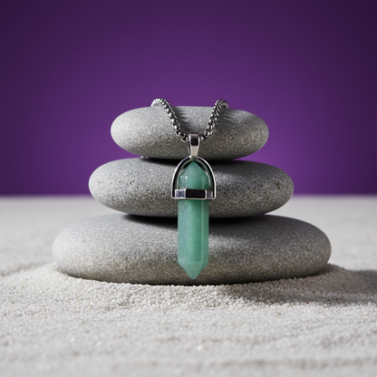 Green Aventurine Pencil Pendant