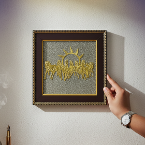 7 Horses Pyrite Frame