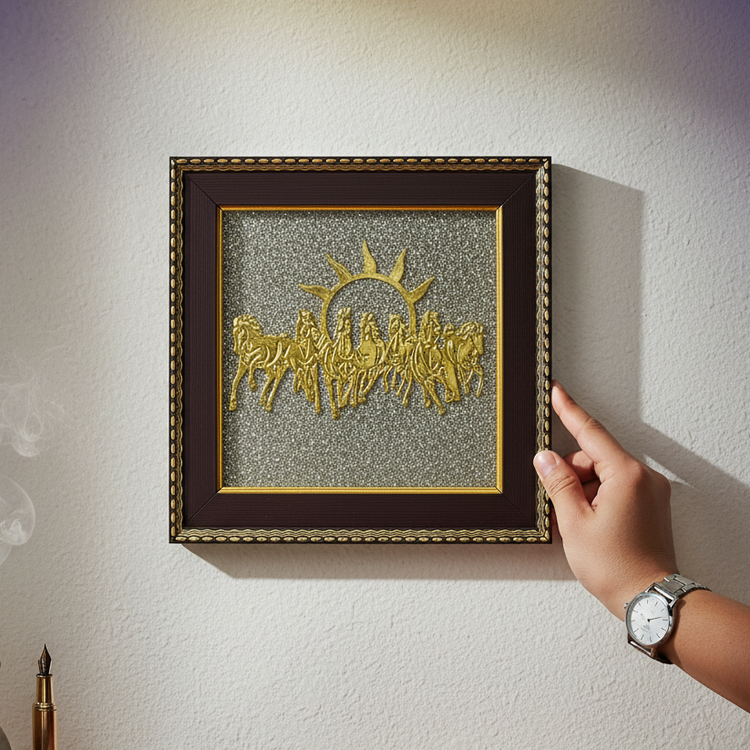 7 Horses Pyrite Frame