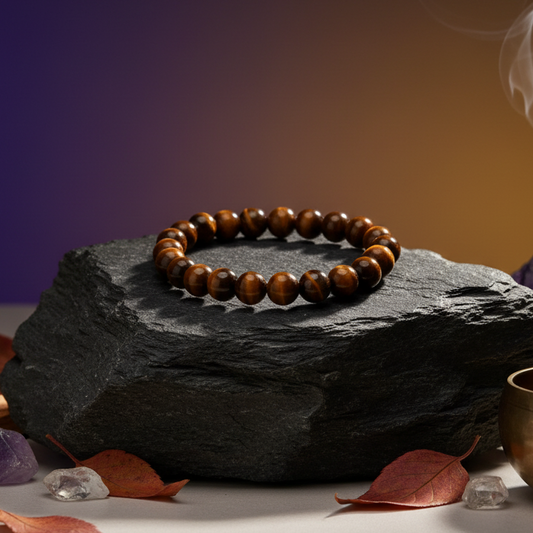 Tiger Eye Energy Bracelet | Enhances Confidence, Motivation & Stability | Certified Healing Stone