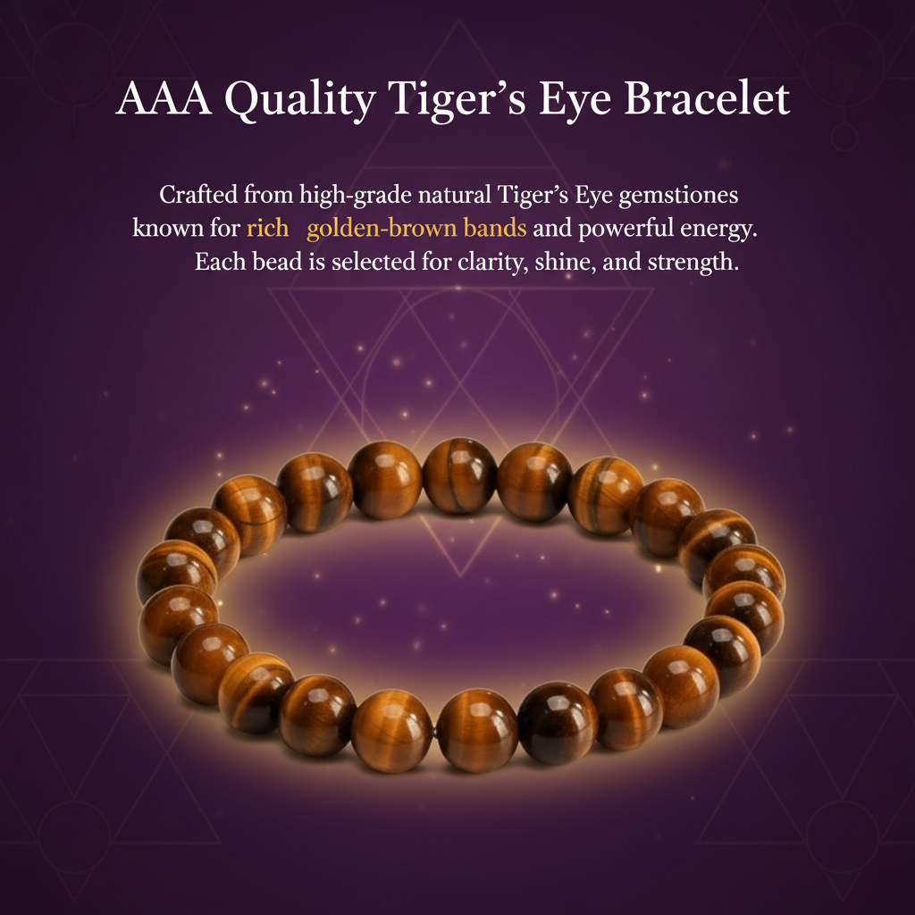 Tiger Eye Beads Bracelet