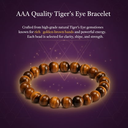 Tiger Eye Beads Bracelet
