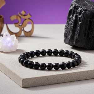 Black Tourmaline Crystal Bracelet