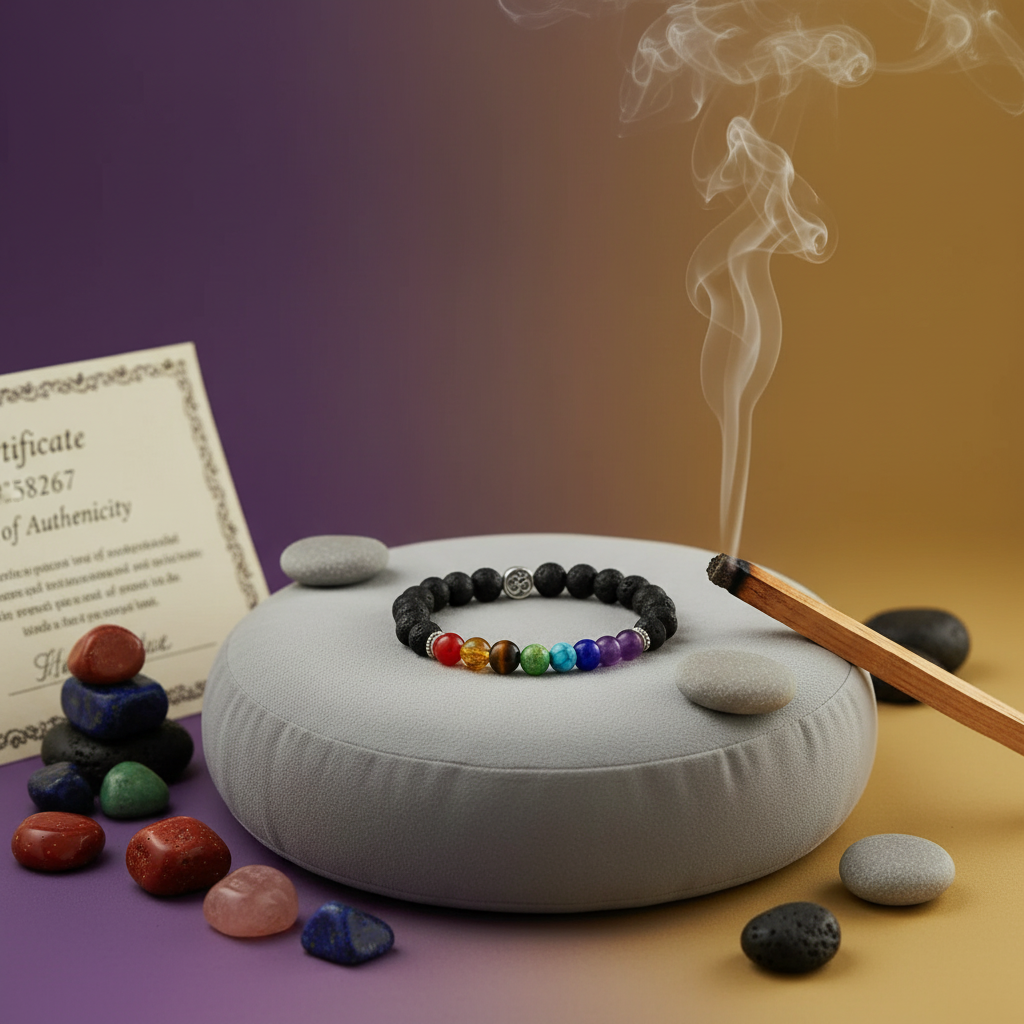 Lava 7 Chakra Bracelet