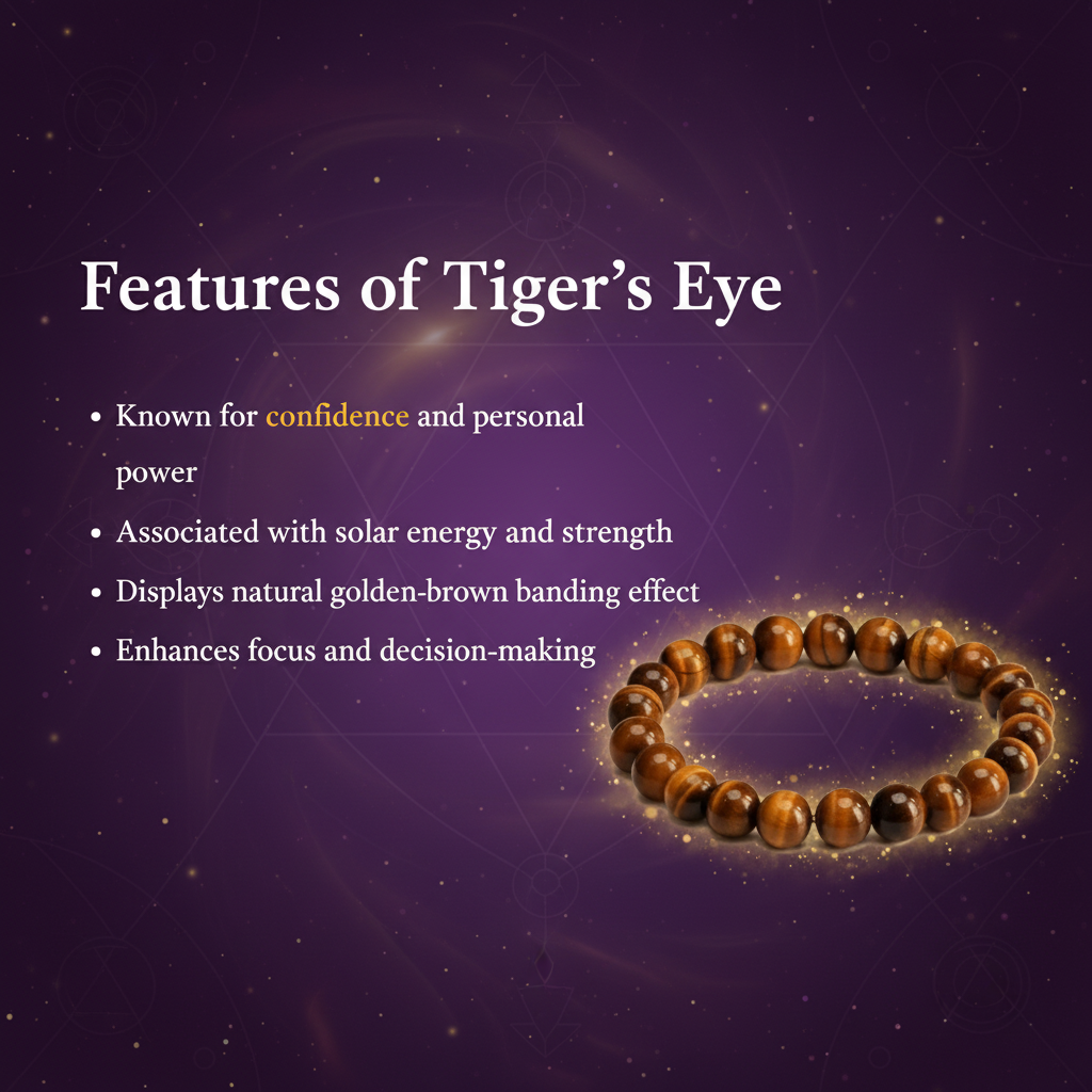 Tiger Eye Beads Bracelet
