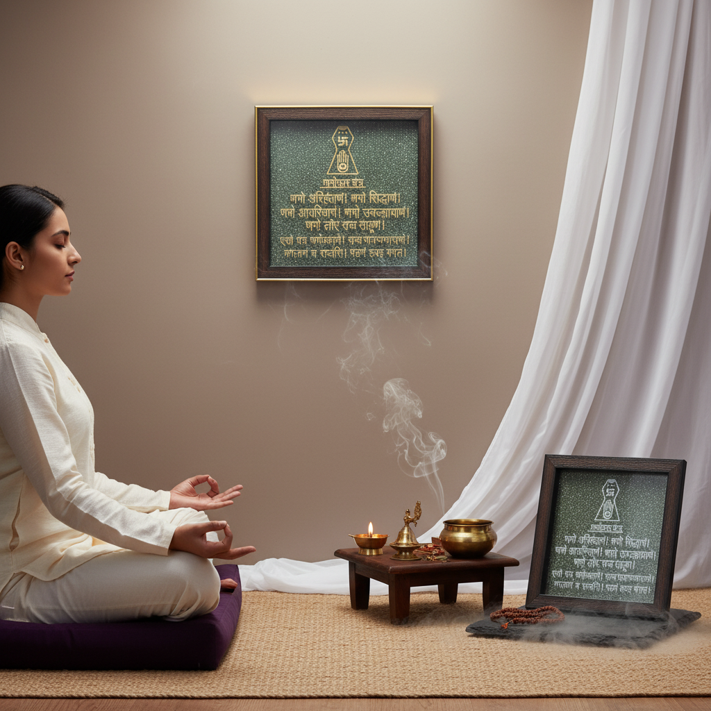 Navkar Mantra Frame Online